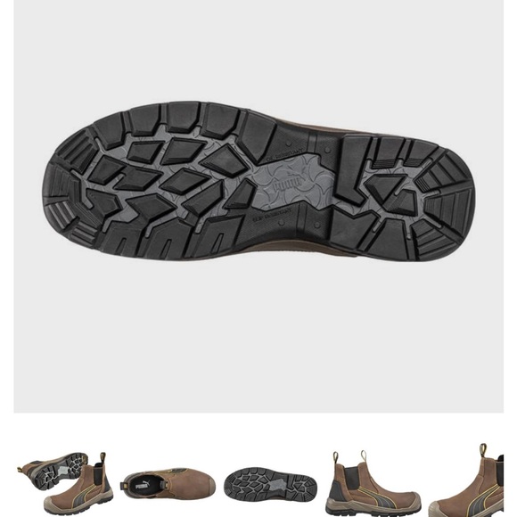 Men's Puma Safety Tanami Mid Composite Toe Waterproof Boots $79 Men’s Size 11W - Picture 10 of 14